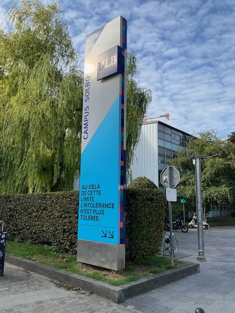 Entrance to the ULB’s Solbosch campus